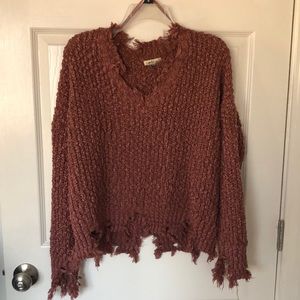 Boutique fringe Sweater